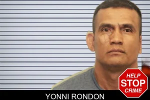 Yonni Rondon mugshot