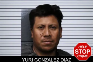 Yuri Gonzalez Diaz mugshot