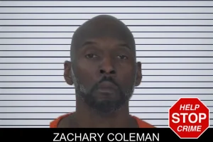Zachary Coleman mugshot