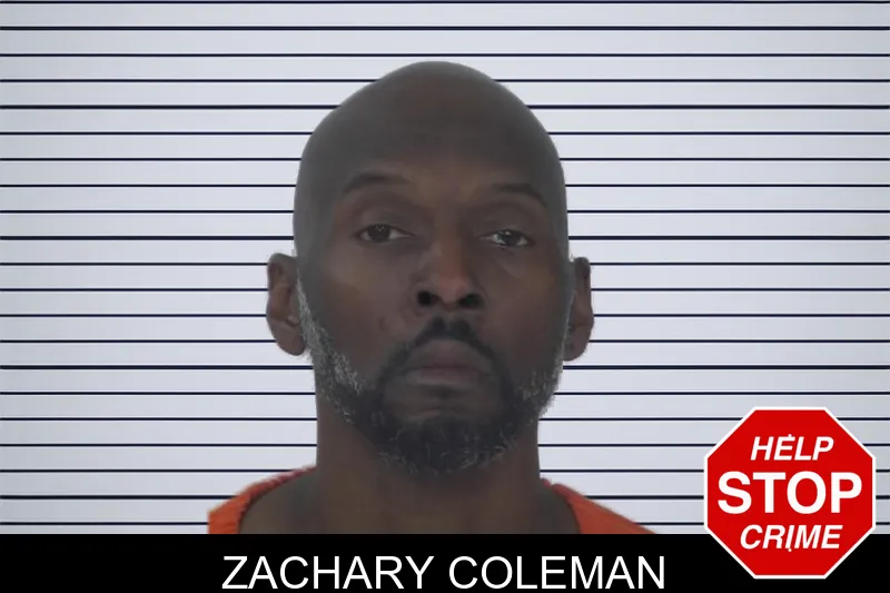 Zachary Coleman mugshot
