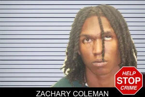 Zachary Coleman mugshot