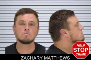 Zachary Matthews mugshot