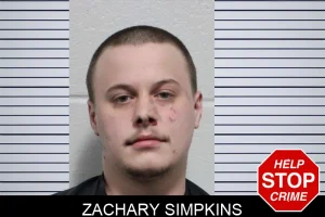 Zachary Simpkins mugshot