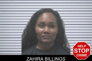 Zahira Billings mugshot