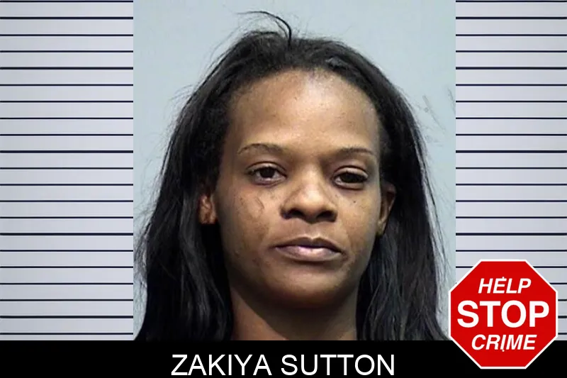 Zakiya Sutton mugshot