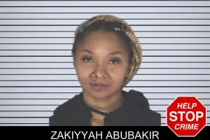 Zakiyyah Abubakir mugshot