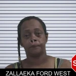 Zallaeka Ford West mugshot