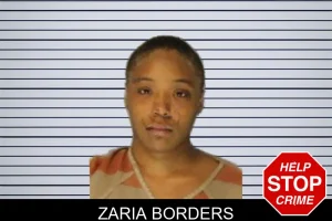 Zaria Borders mugshot