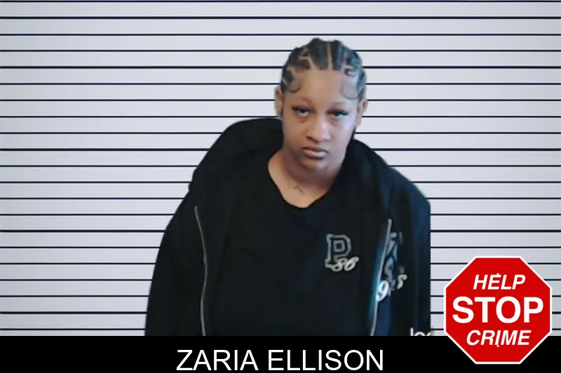 Zaria Ellison mugshot