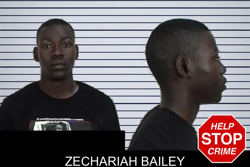 Zechariah Bailey mugshot