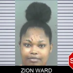 Zion Ward mugshot