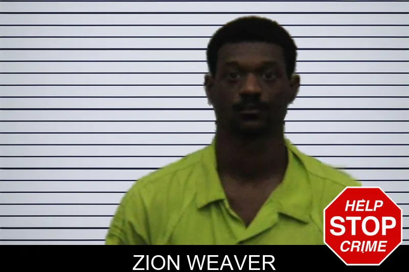 Zion Weaver mugshot