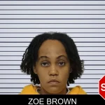Zoe Brown mugshot