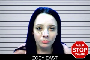 Zoey East mugshot