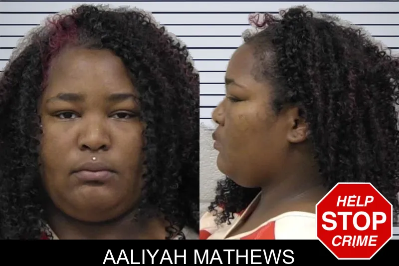 Aaliyah Mathews mugshot