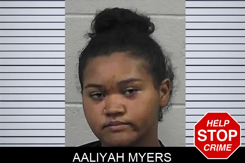 Aaliyah Myers mugshot