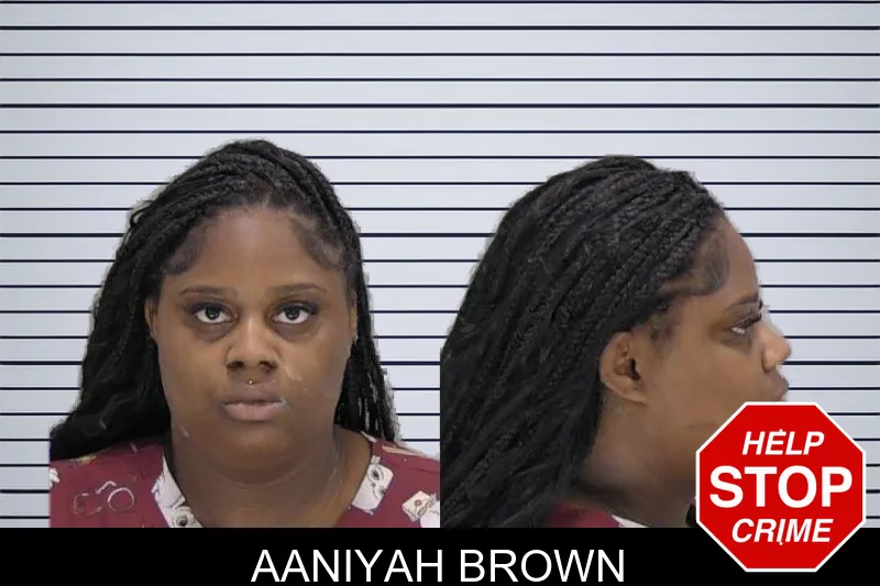 Aaniyah Brown mugshot
