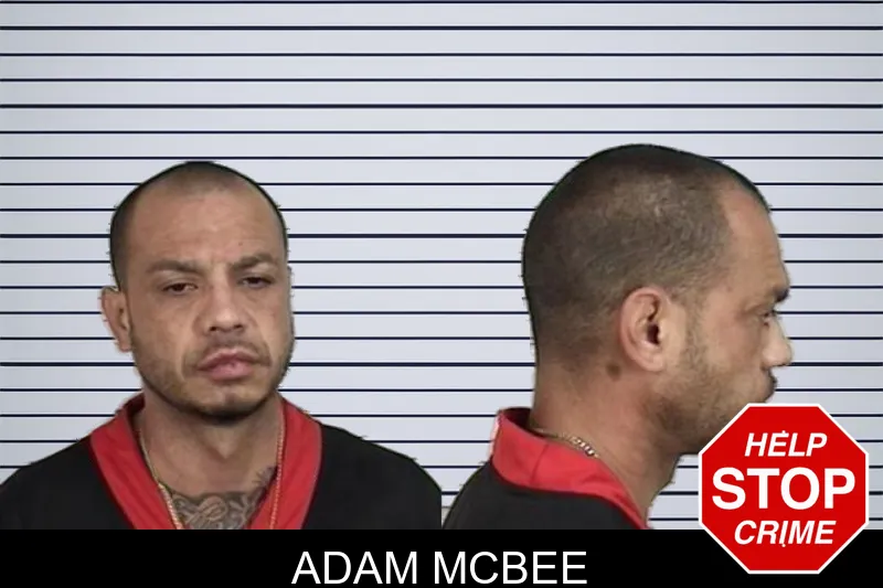 Adam McBee mugshot