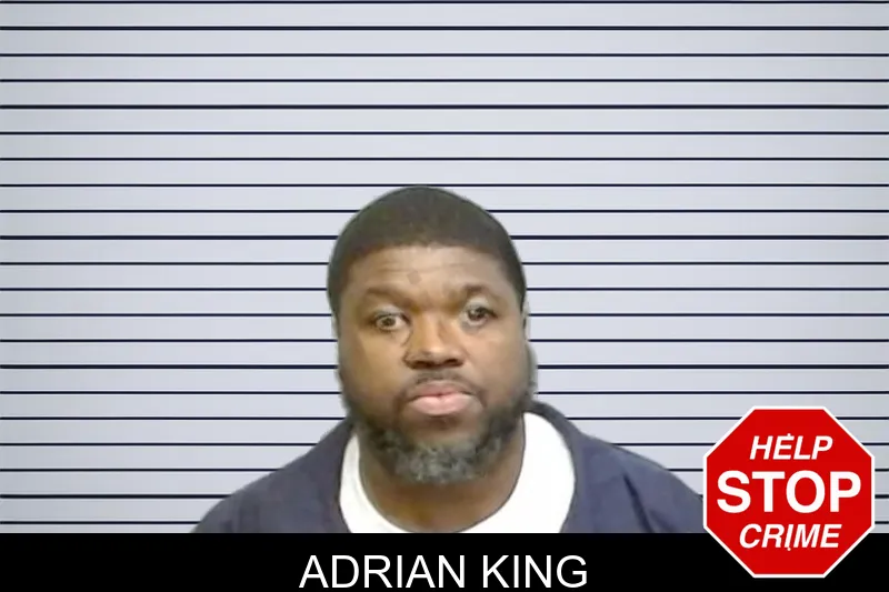 Adrian King mugshot
