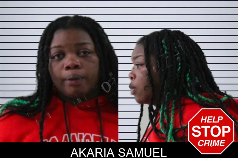 Akaria Samuel mugshot