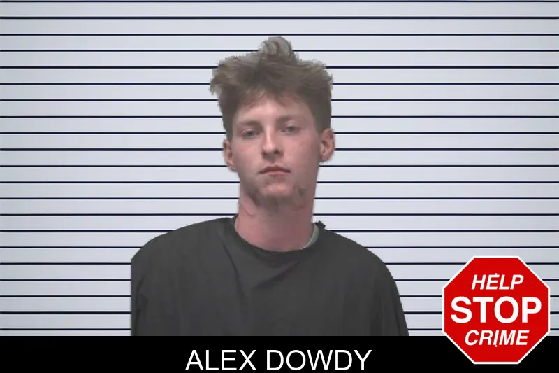 Alex Dowdy mugshot