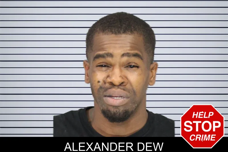 Alexander Dew mugshot