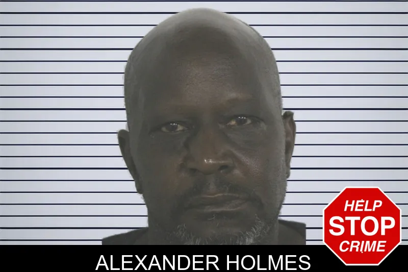 Alexander Holmes mugshot