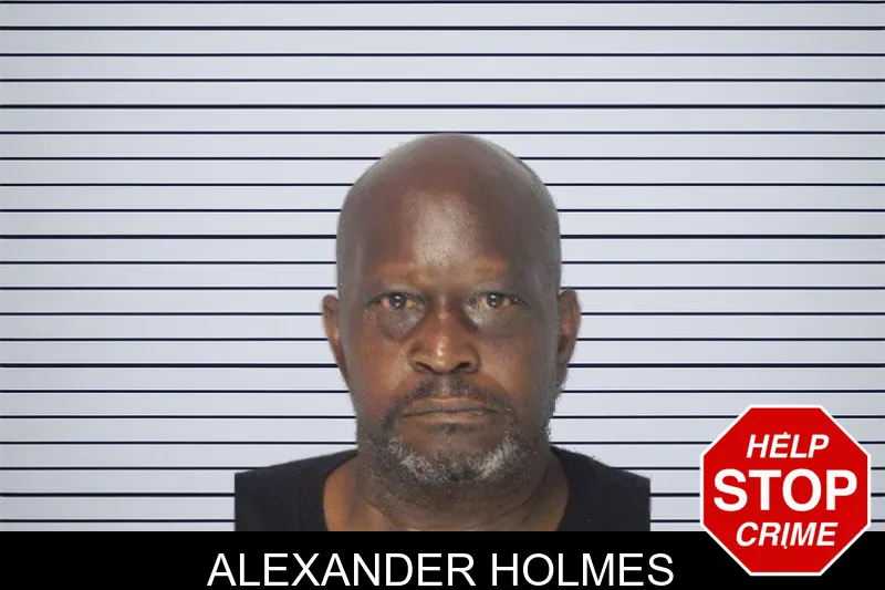 Alexander Holmes mugshot