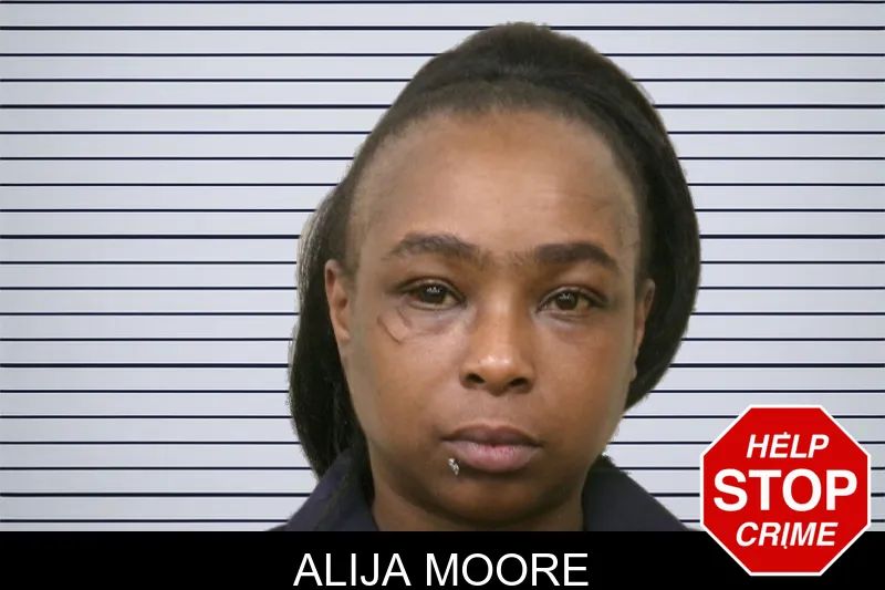 Alija Moore mugshot