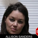 Allison Sanders mugshot