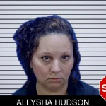 Allysha Hudson mugshot