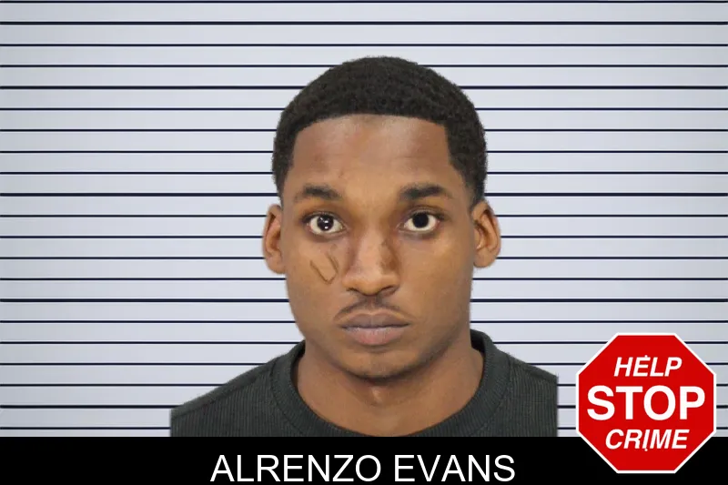 Alrenzo Evans mugshot