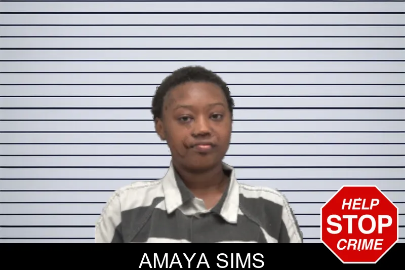Amaya Sims mugshot