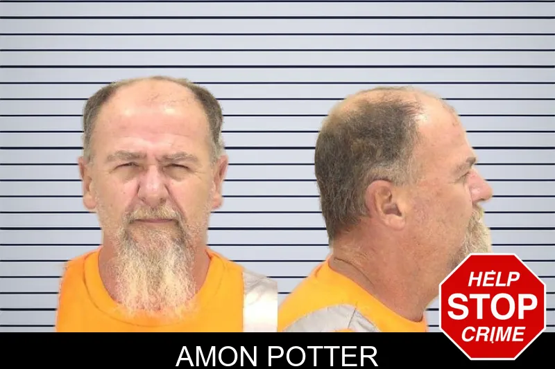 Amon Potter mugshot