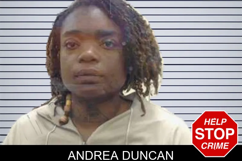Andrea Duncan mugshot