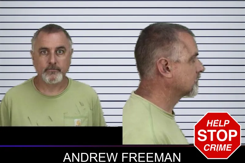 Andrew Freeman mugshot