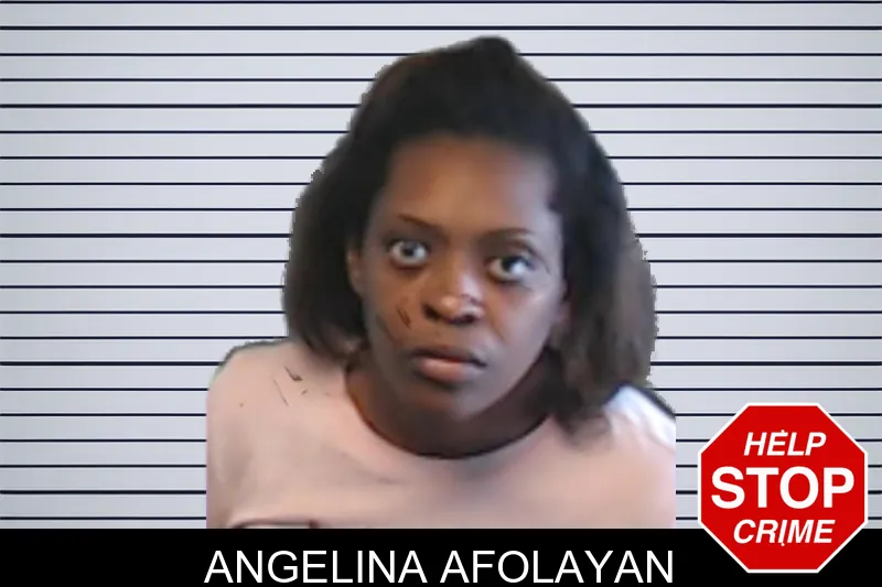 Angelina Afolayan mugshot
