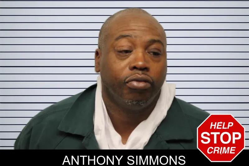 Anthony Simmons mugshot