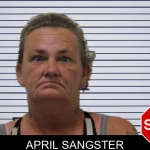 April Sangster mugshot