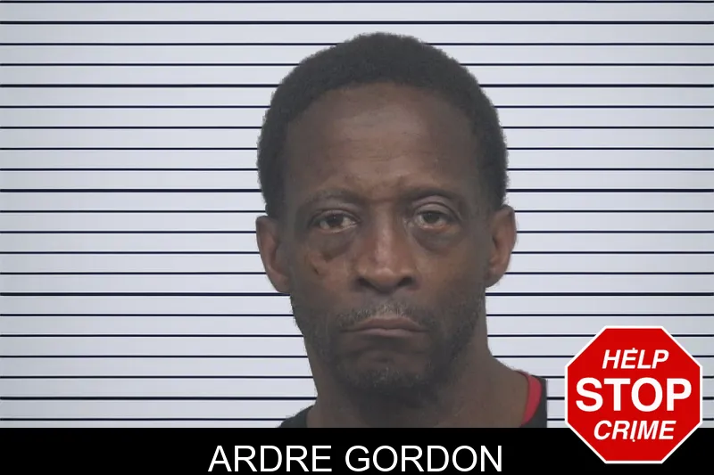 Ardre Gordon mugshot
