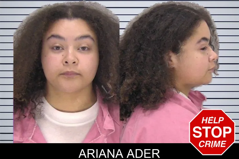 Ariana Ader mugshot