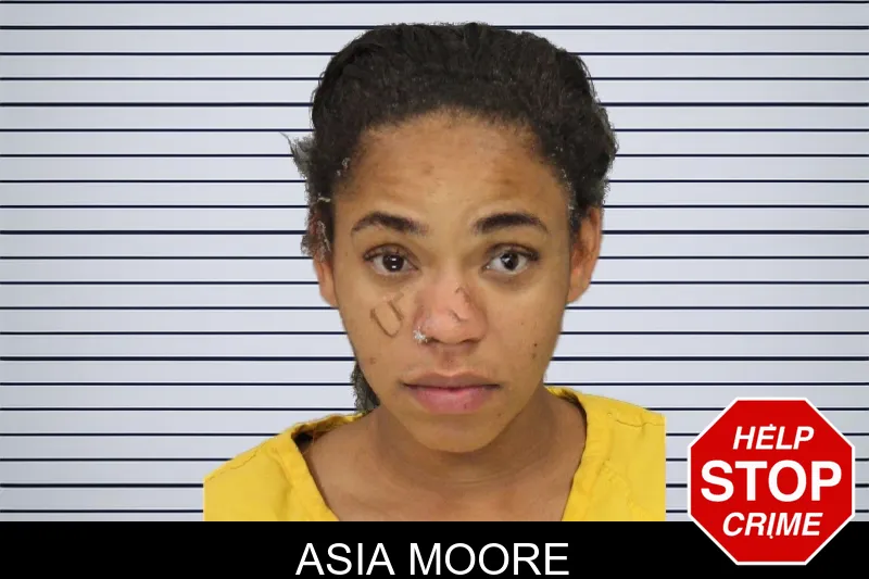 Asia Moore mugshot