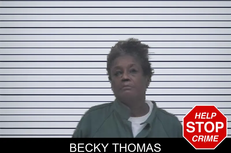 Becky Thomas mugshot