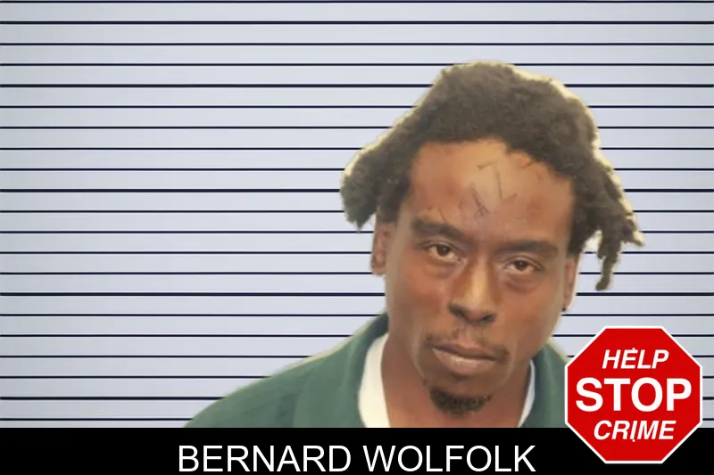 Bernard Wolfolk mugshot
