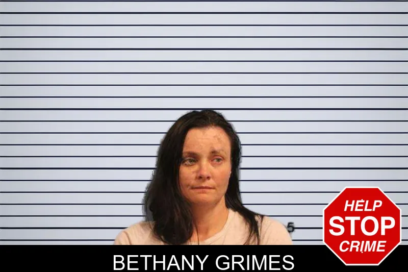 Bethany Grimes mugshot