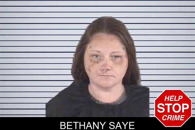 Bethany Saye mugshot