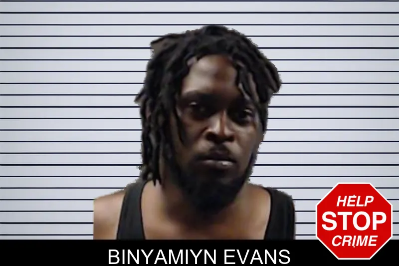 Binyamiyn Evans mugshot