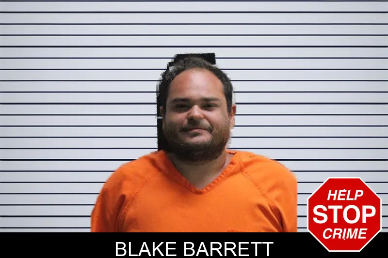 Blake Barrett mugshot