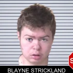 Blayne Strickland mugshot