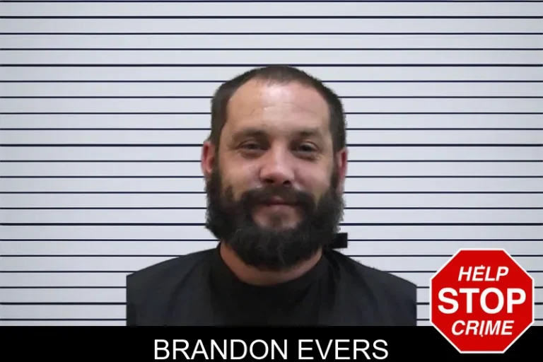 Brandon Evers mugshot – Madison County , Georgia Brandon Evers